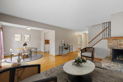 Virtually staged, imagine your own furniture in this cozy setting.