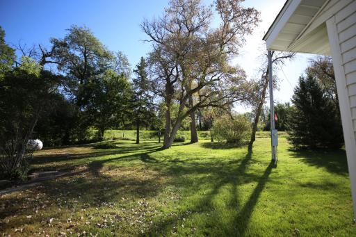 Plenty of space for yard games and other outdoor activities
