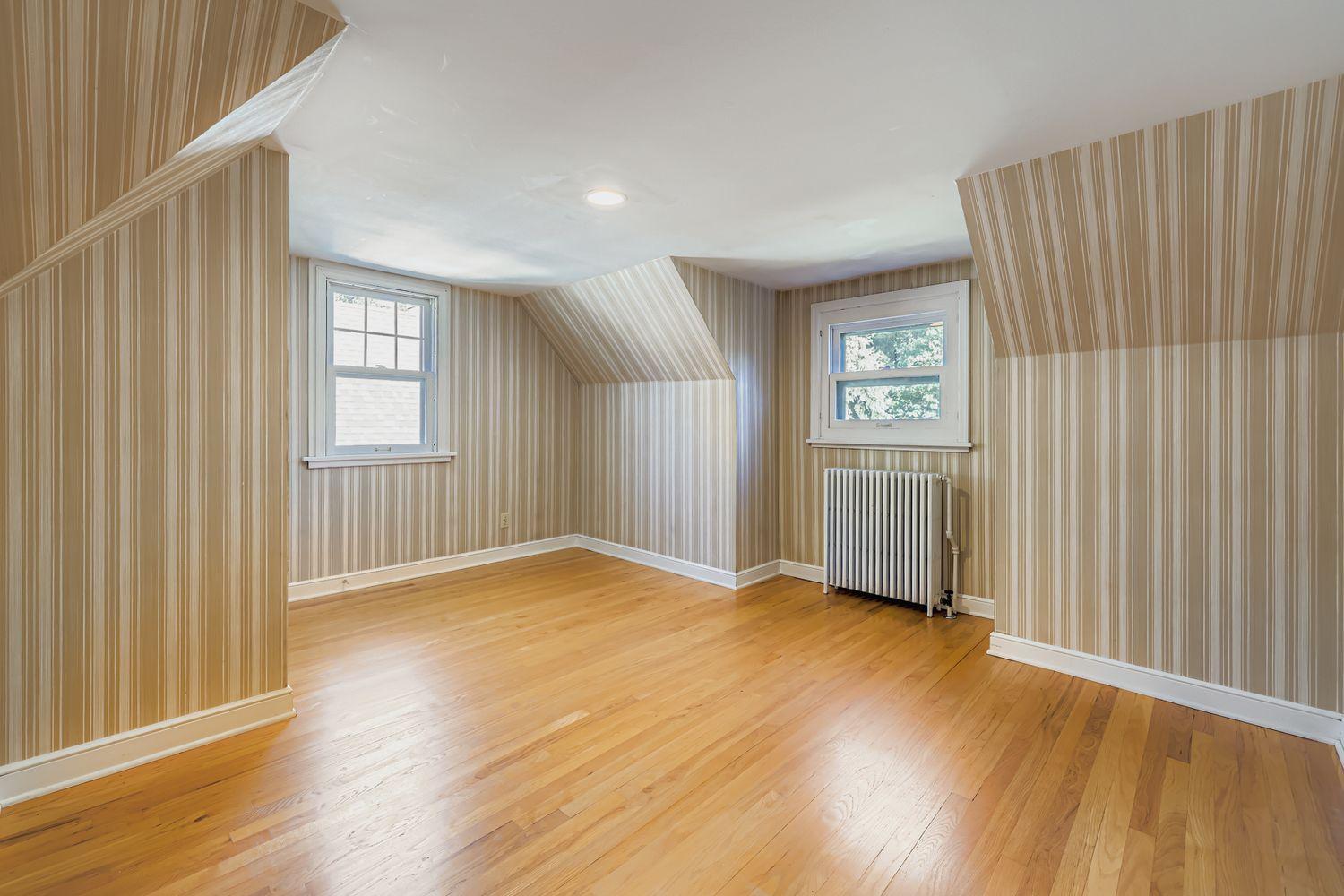Two large and accommodating second floor bedrooms.