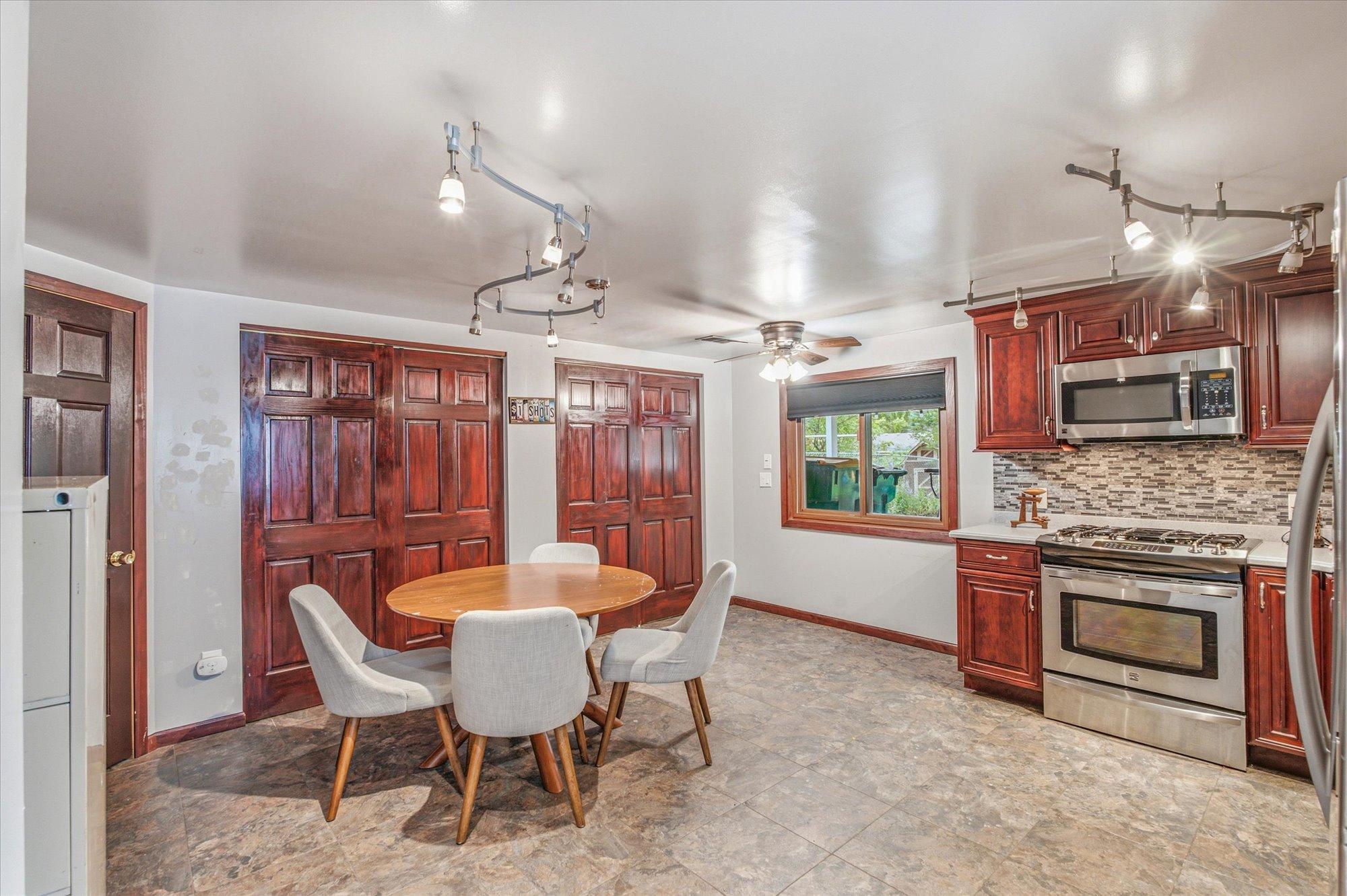 Plenty of room for casual dining and everyday gatherings.