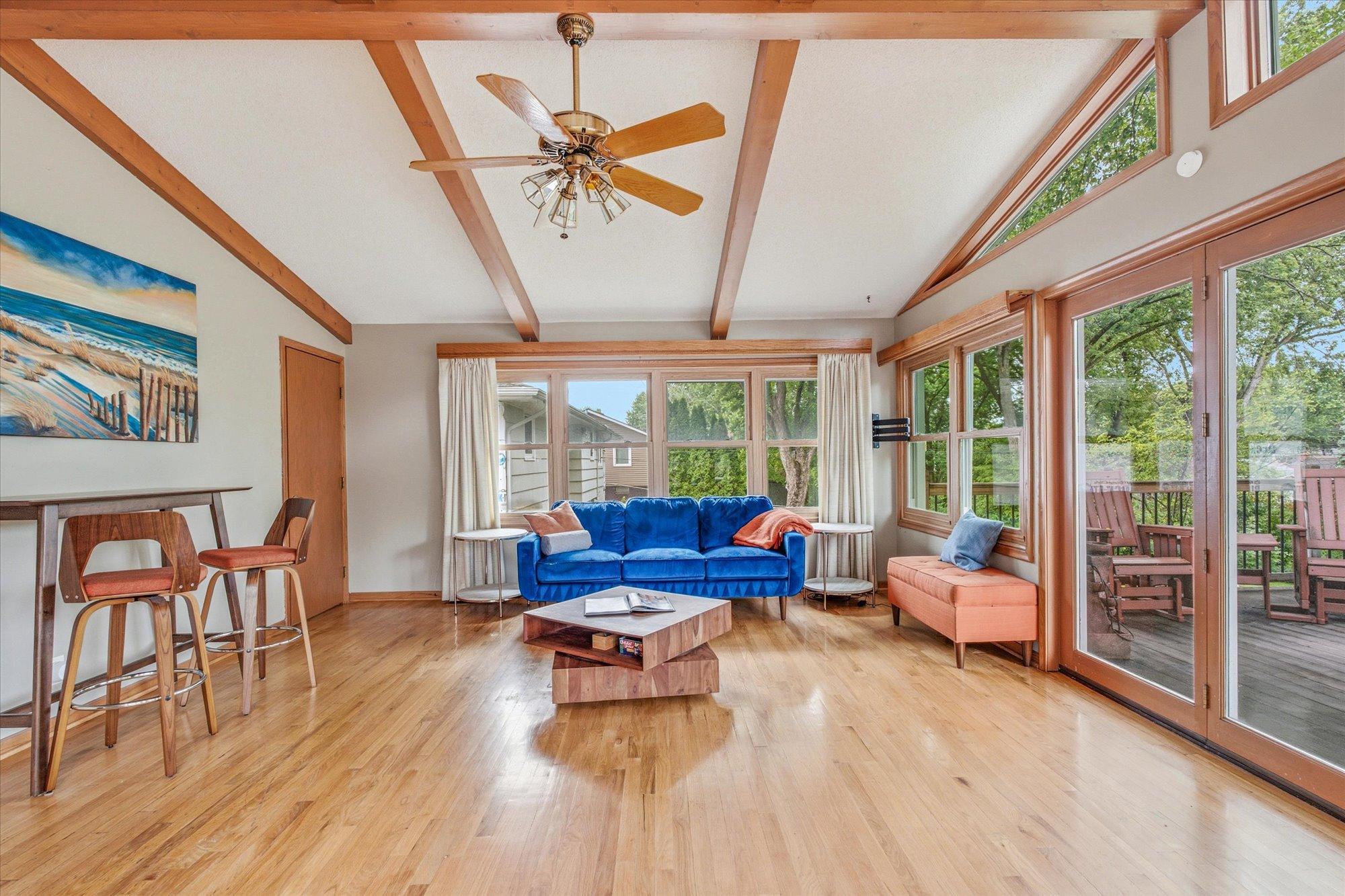 Flooded with natural light, this spectacular gathering space is truly the heart of the home.