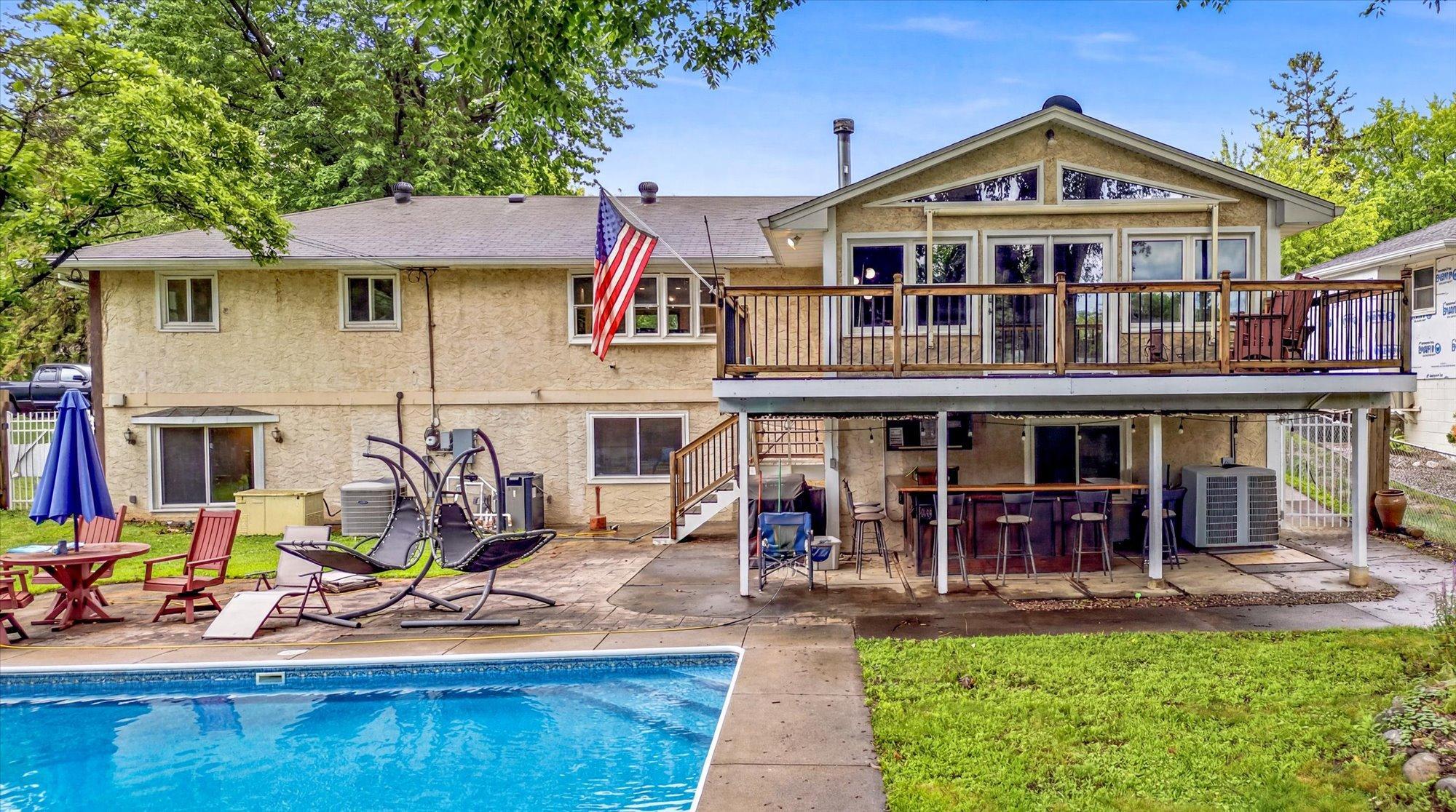 This spectacular backyard was designed for unforgettable summer memories.