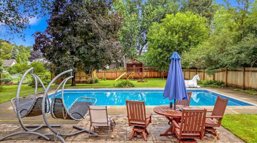 Spend summer days relaxing poolside with family and friends.