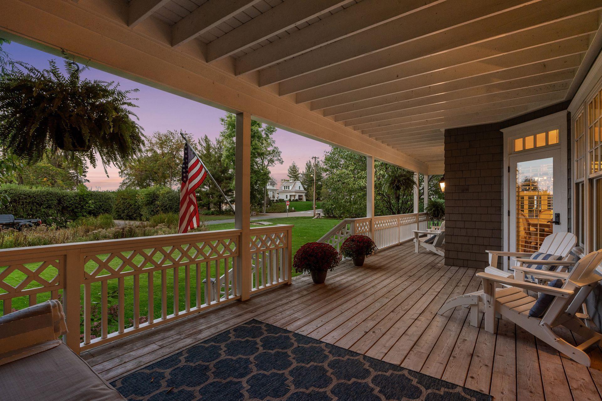 Picture perfect and ready for quiet evenings soaking up the surroundings.