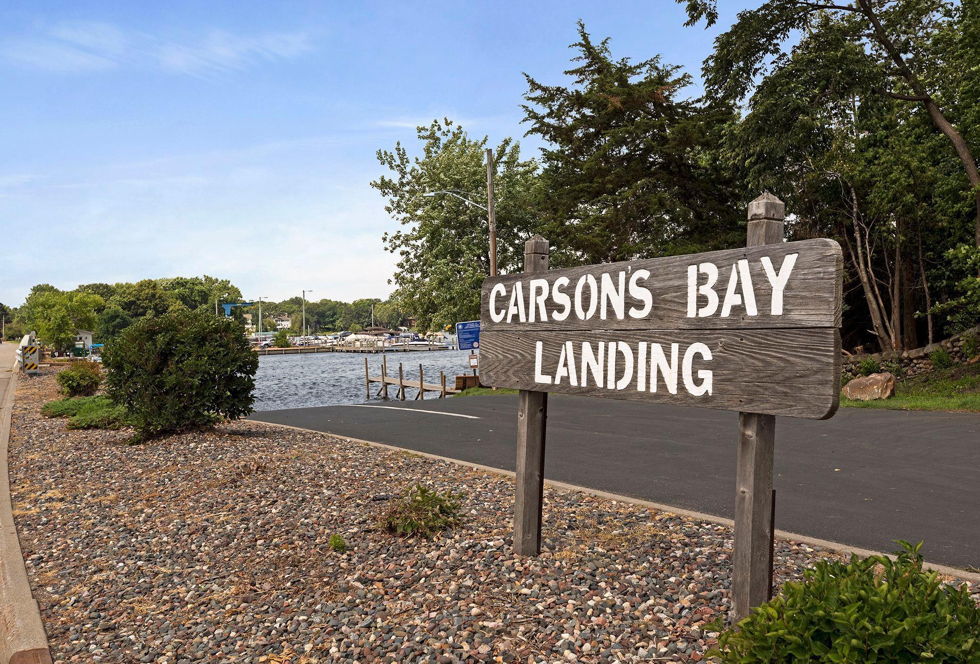 Carson's Bay Landing is just a short walk or drive from the home and offers a public launch for your boat.