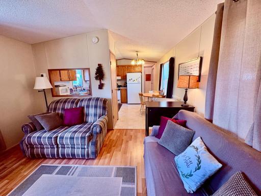 Living room to kitchen