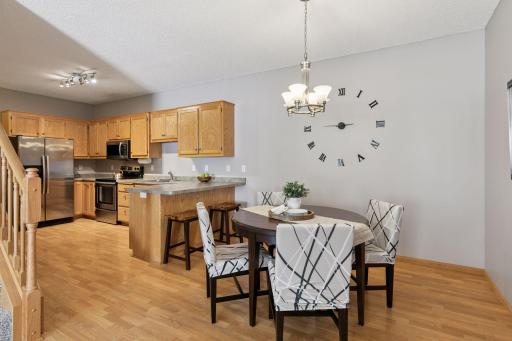 Plenty of room to add a large dining table to entertain family and friends!