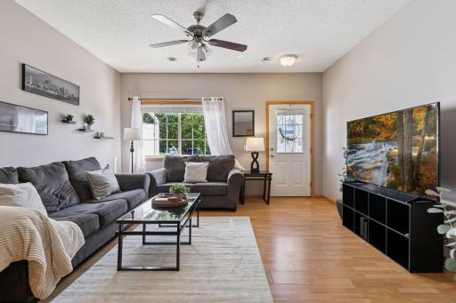 Living Room with plenty of light and private views!