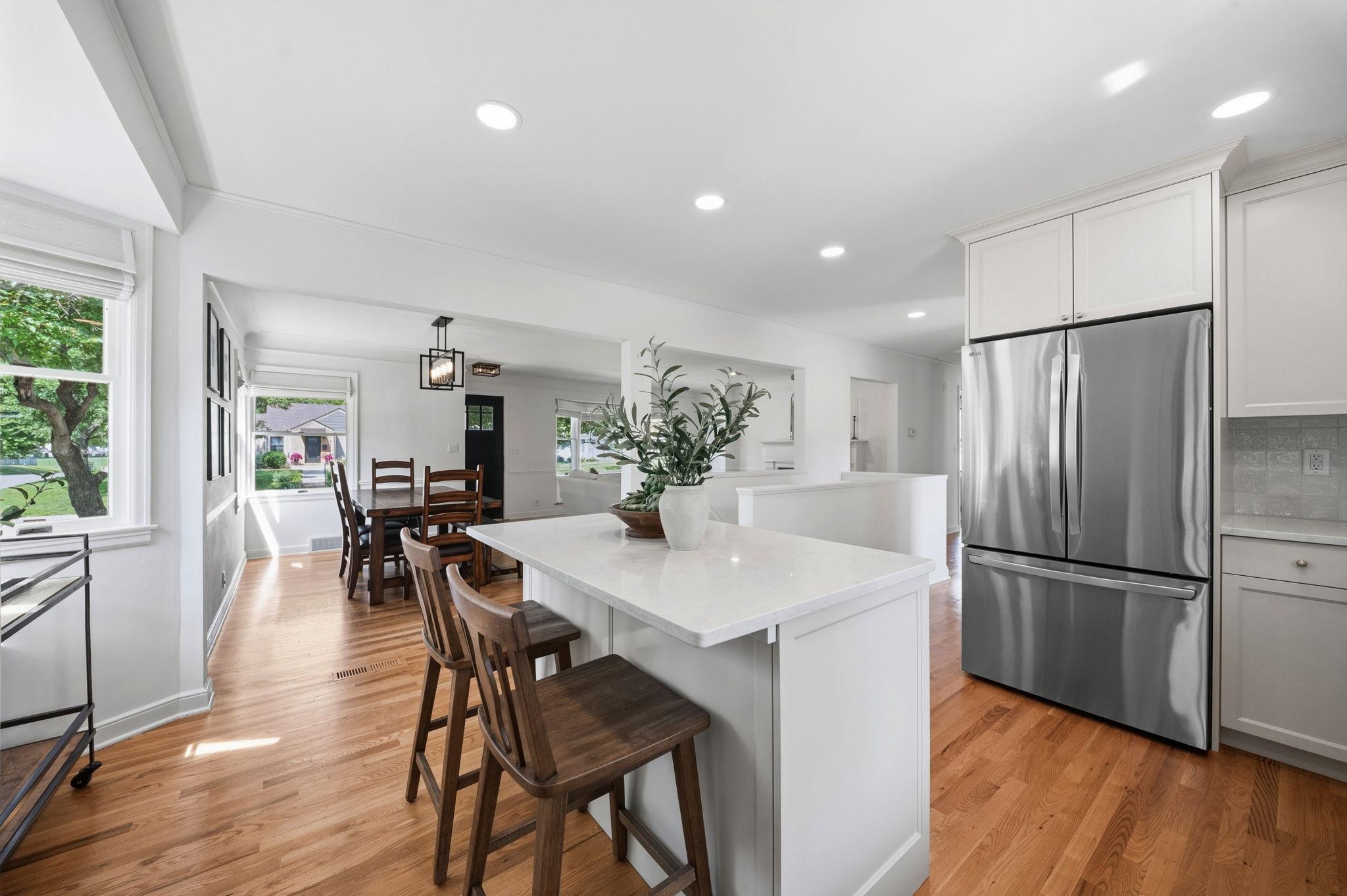 Expansive main level offering multiple living spaces