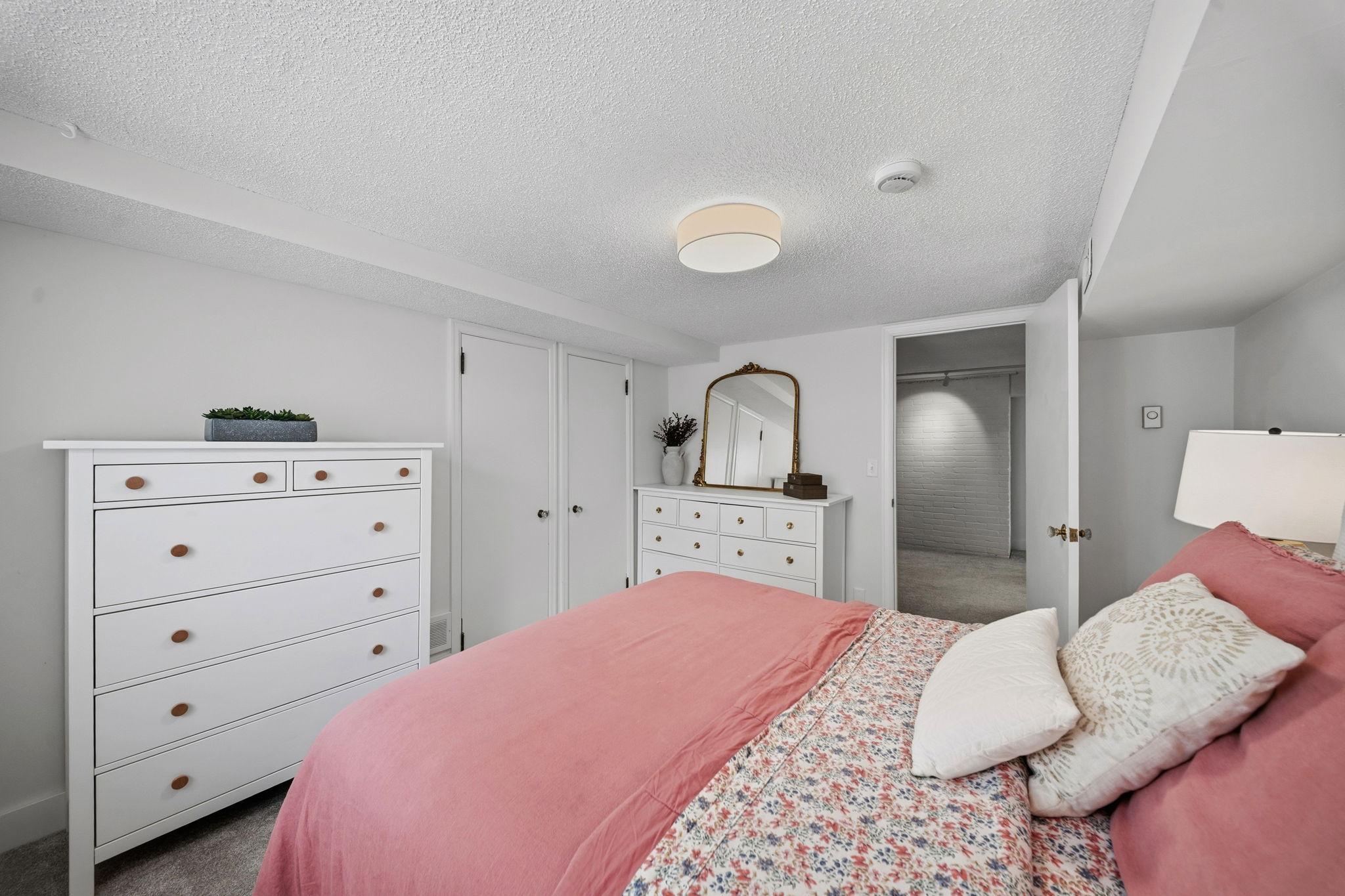 Lower level bedroom
