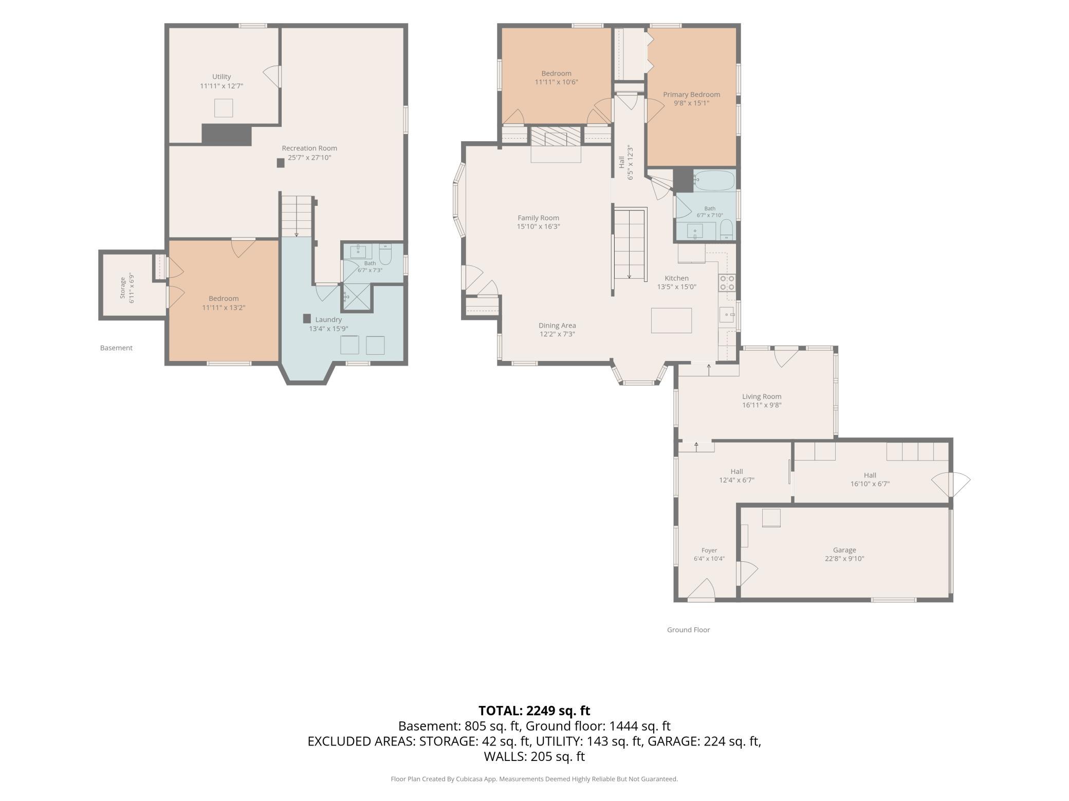 Combined floorplans