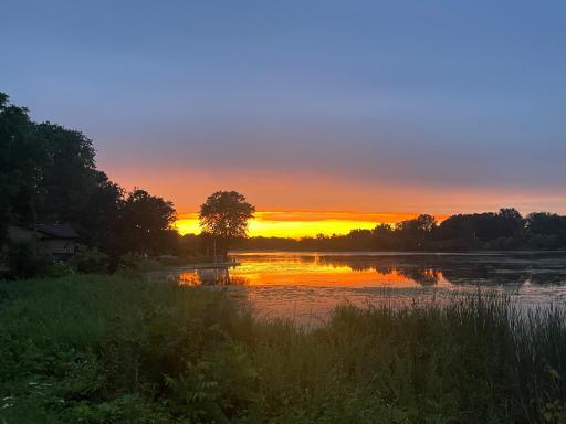 View of lake from the Street on the way to 1311.
