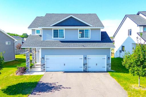 Completely finished home with 3 bedrooms on one level. The garage is insulated, sheet rocked and plumbed for gas heat.
