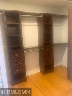 Primary closet closeup