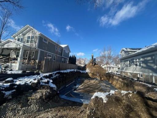 Demo of old house is complete, footings are in and construction is underway!!!