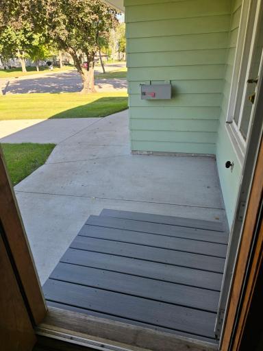 Steps to front door.