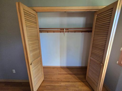 Bedroom 1 closet.