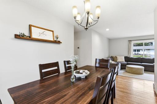 Dining area connected seamlessly to the living room, creating an open and functional layout ideal for both daily living and entertaining.