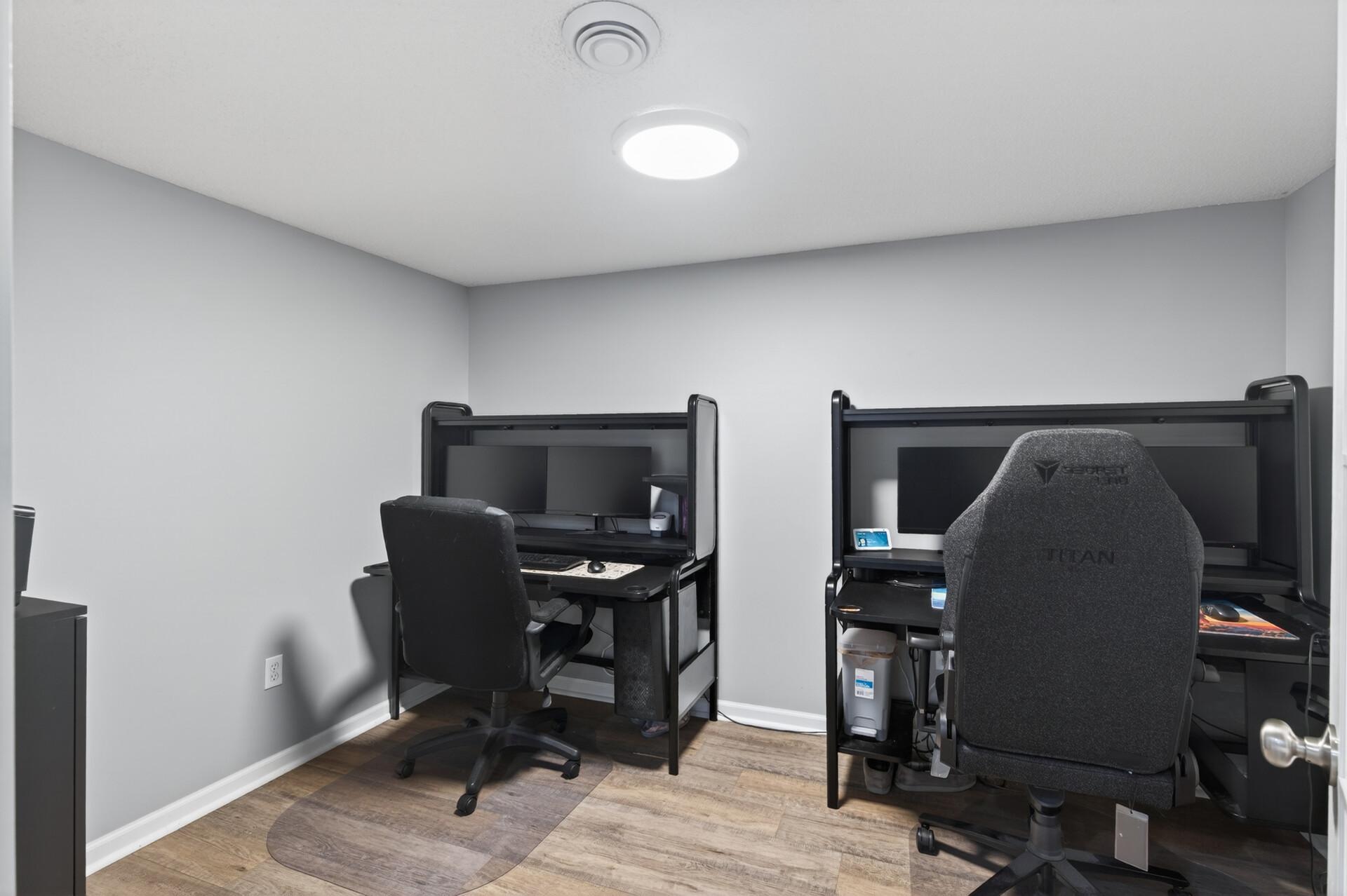 Den in basement