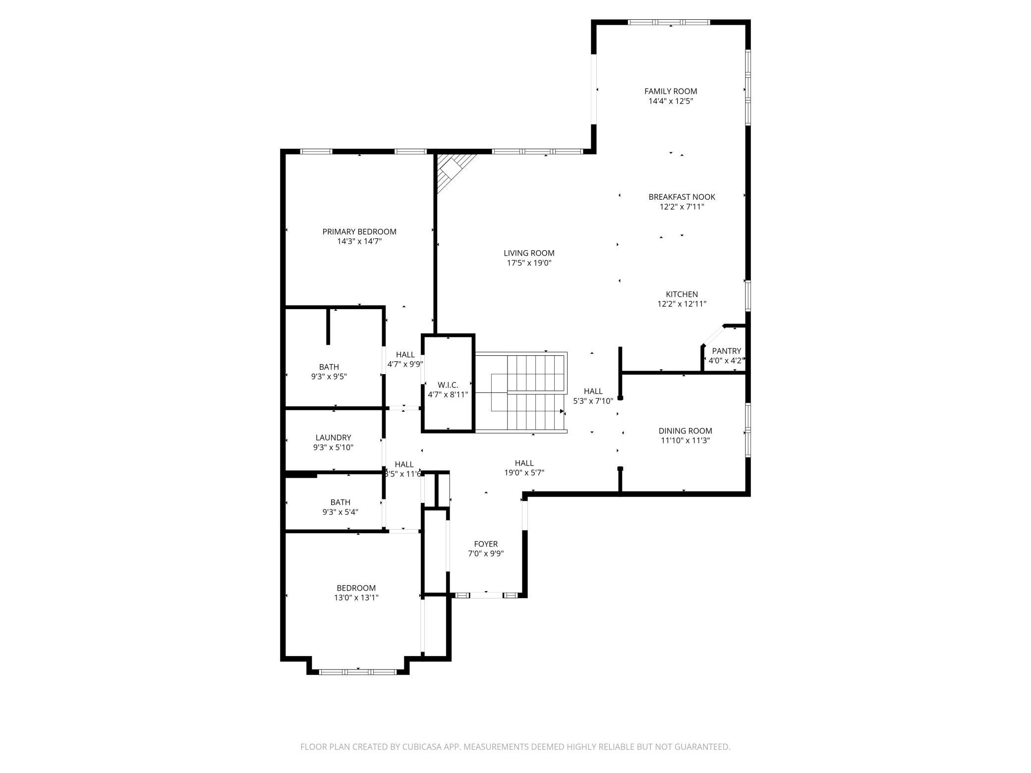 1st Level Floor Plan
