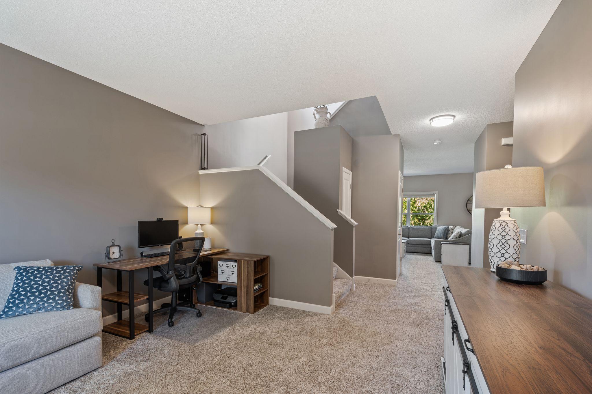 Custom paint colors throughout create a warm, inviting feel.