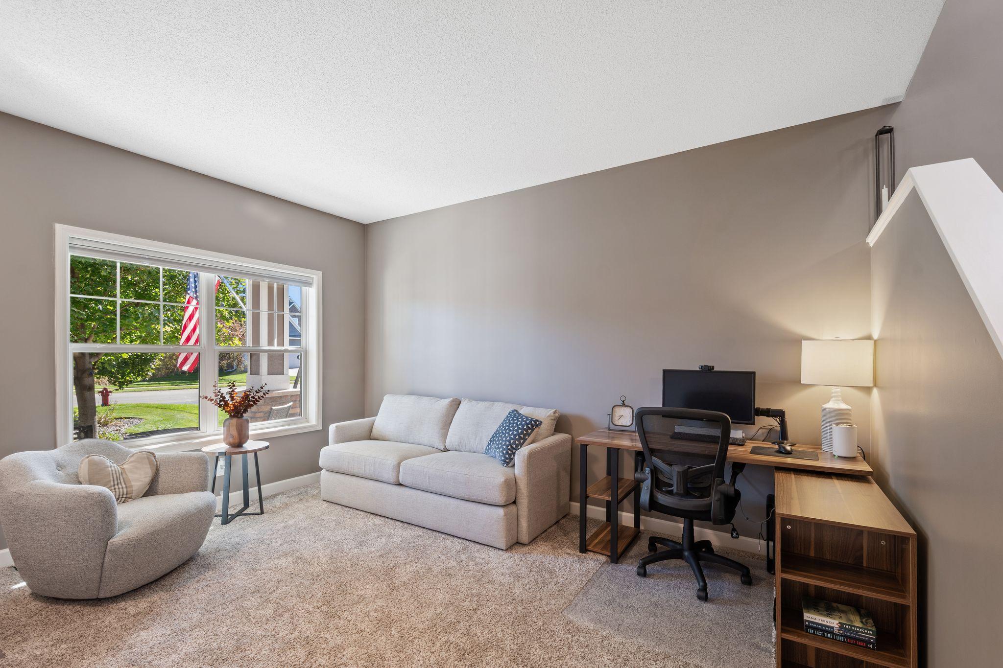 An additional sitting area on the main floor.