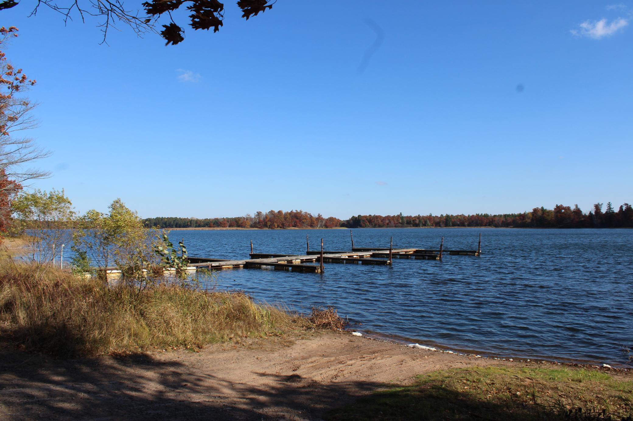 West Cadotte - Boat ramp, boat dock slip, beach house with showers and restrooms