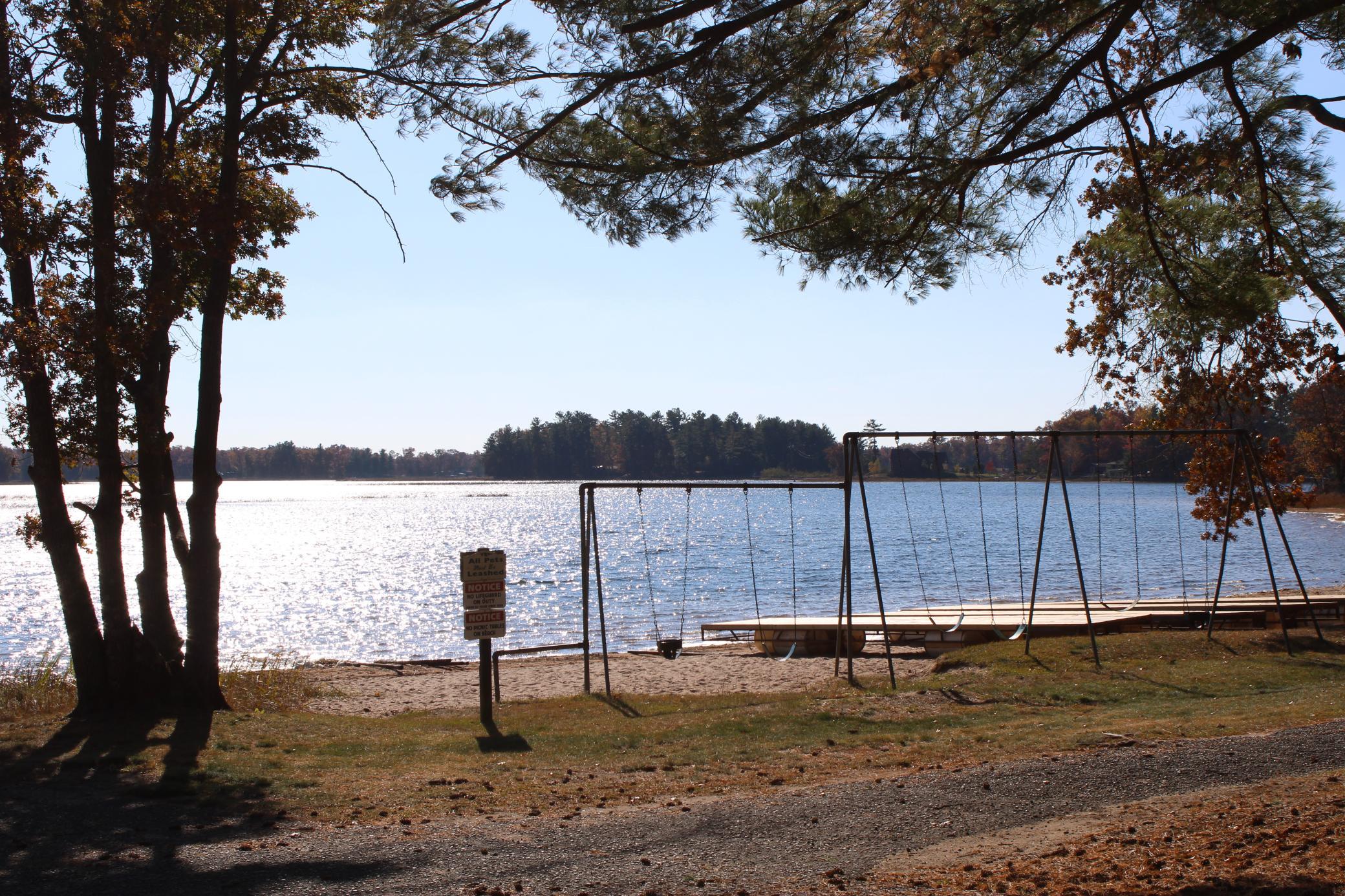 Birch Island - Swimming beach, two boat ramps, boat dock slip