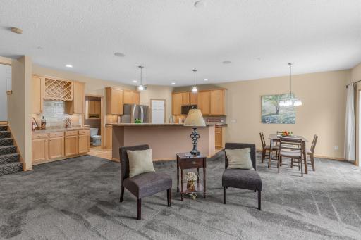 island has overhang for bar stool seating