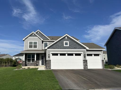 Photo is of the actual home. The Springfield has a stunning exterior!