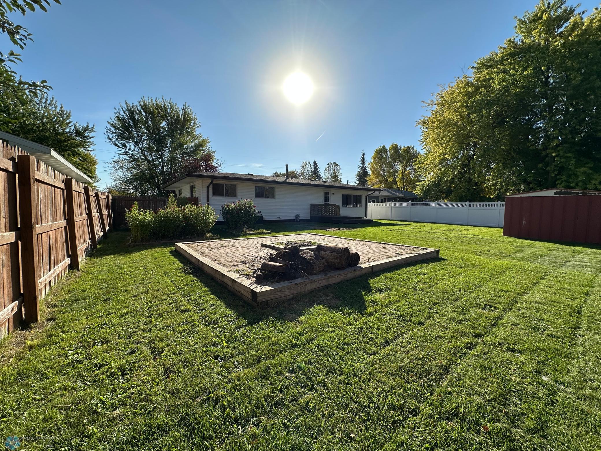 Fully Fenced Yard