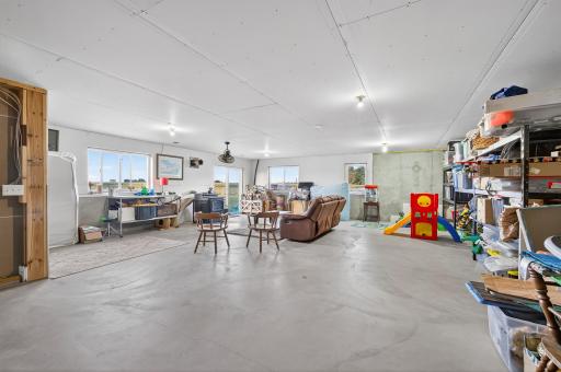 Unfinished walkout basement, ready for your finishing touches