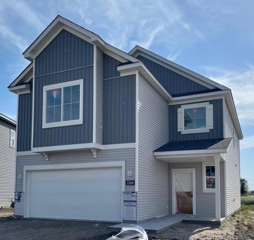 3208 Kady Ave NE- New Construction will be ready for Move-in 11/18/2025! Home is located on a Cul-De-Sac Corner Homesite! Stone accents will be installed soon. Highlights include main floor flex room plus a great room & 4 Bedrooms Up!