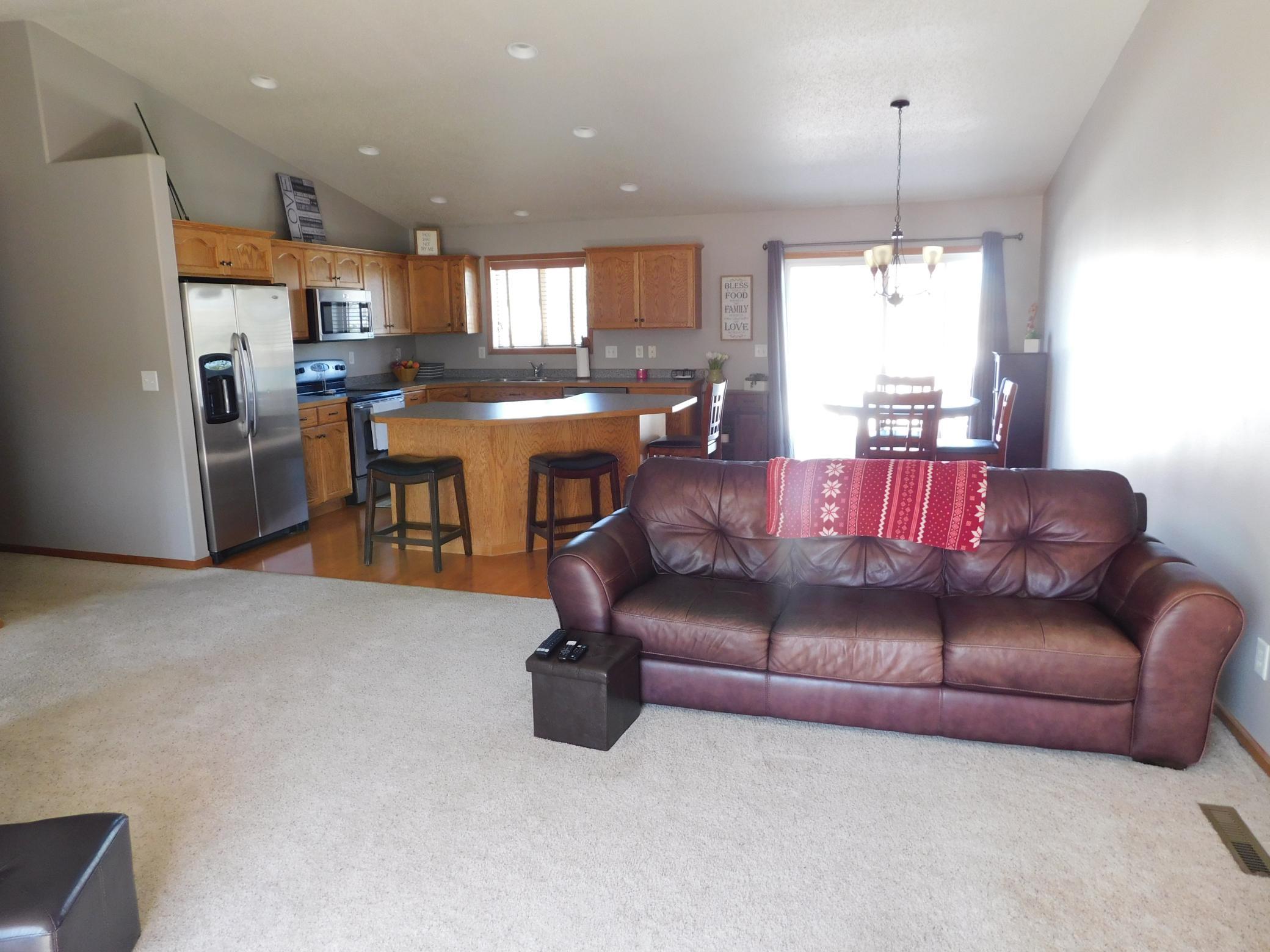 living room to kitchen
