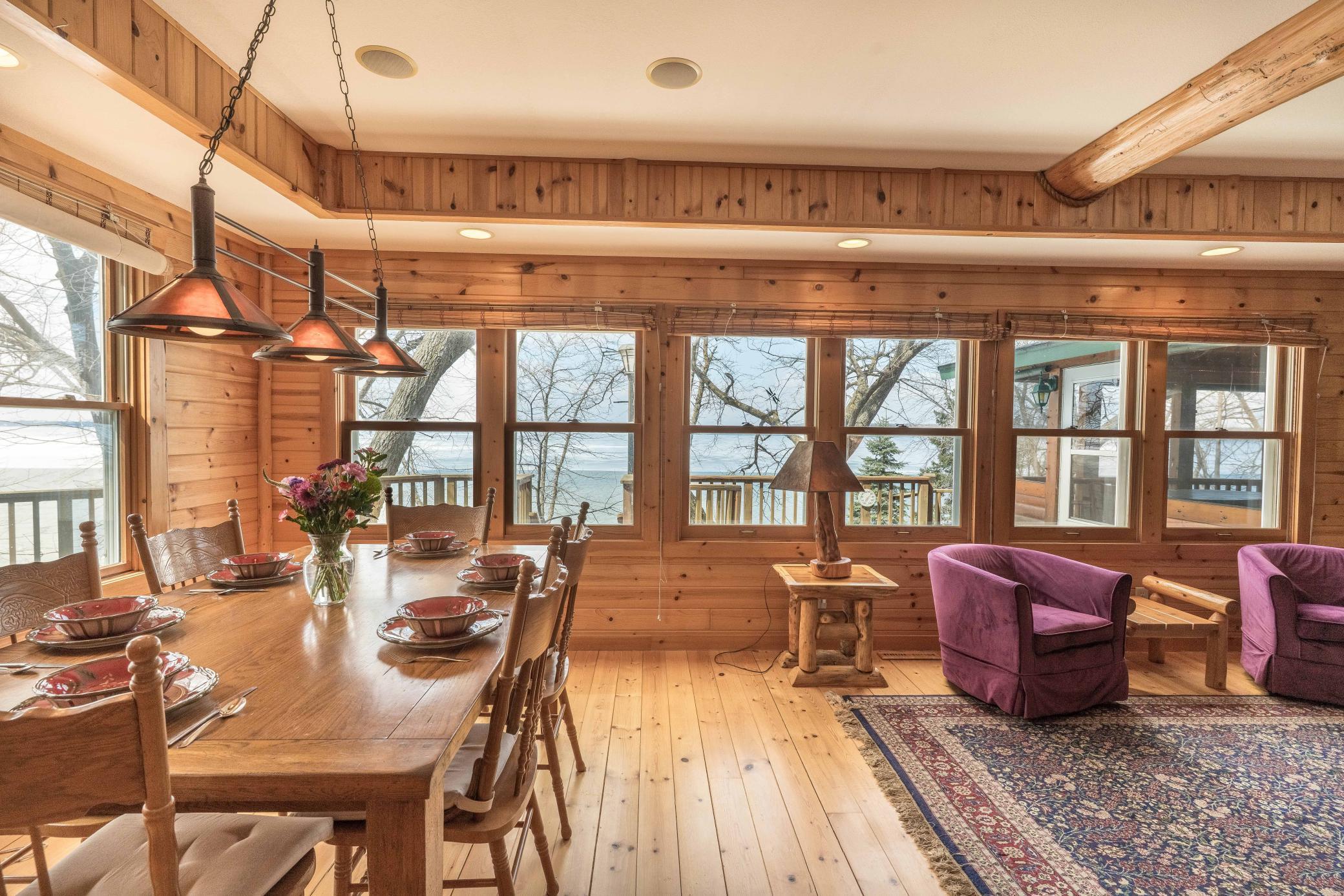 living room to dining