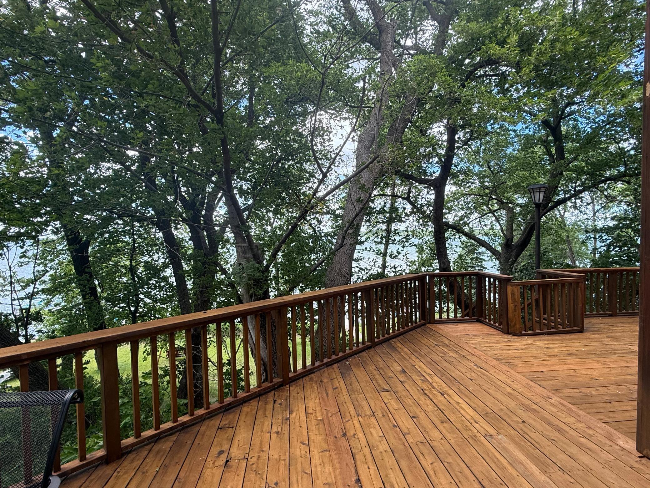 wrap around deck