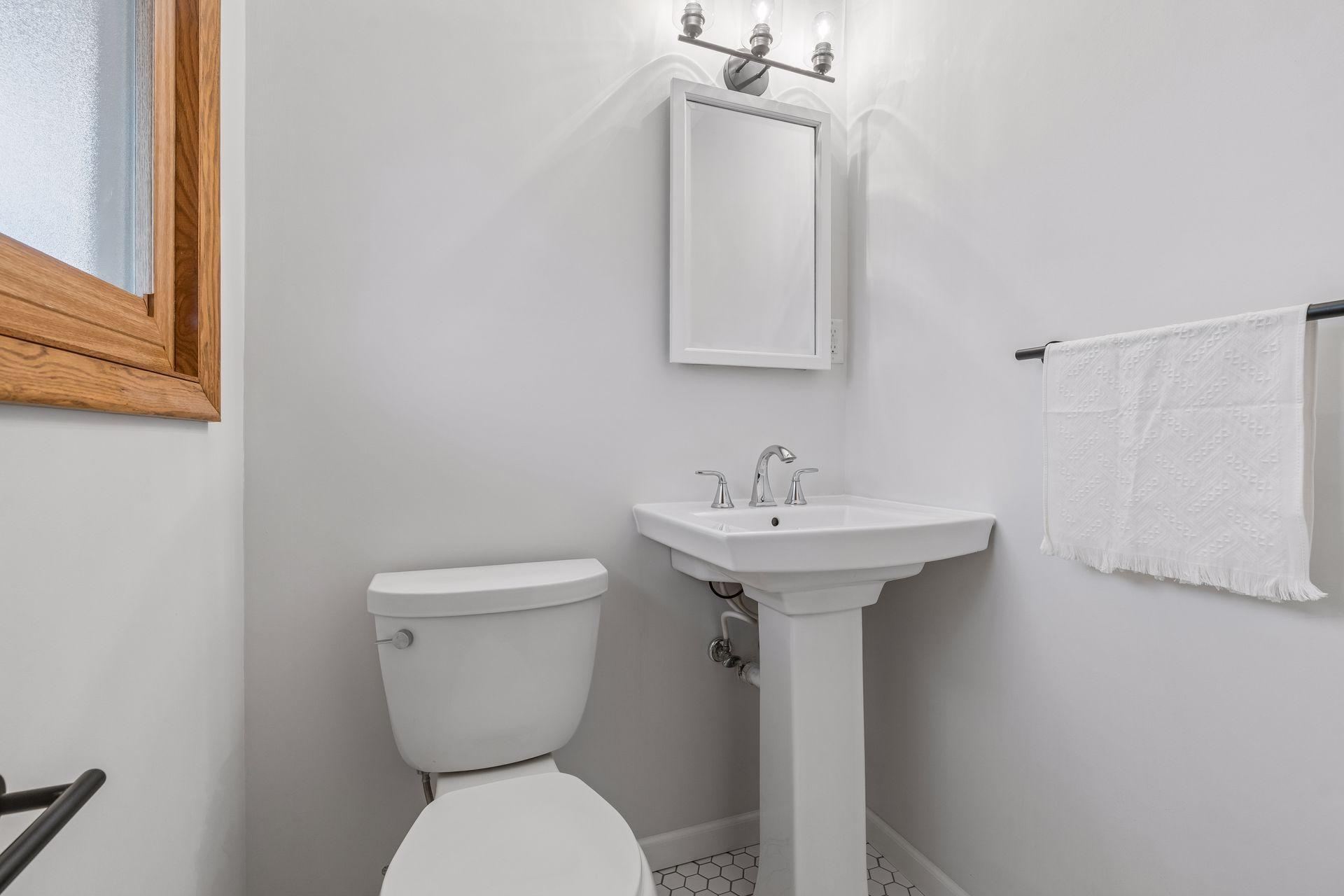 Primary half bath updated in 2022.