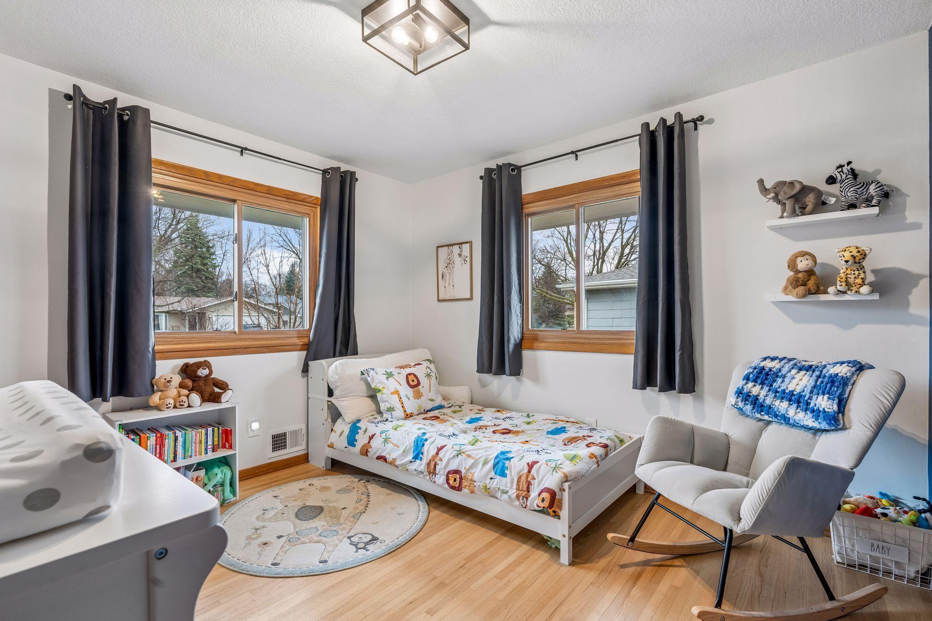 Second main floor bedroom.