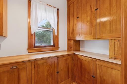 The original full walk-in pantry-served as the inspiration for the kitchen remodel.