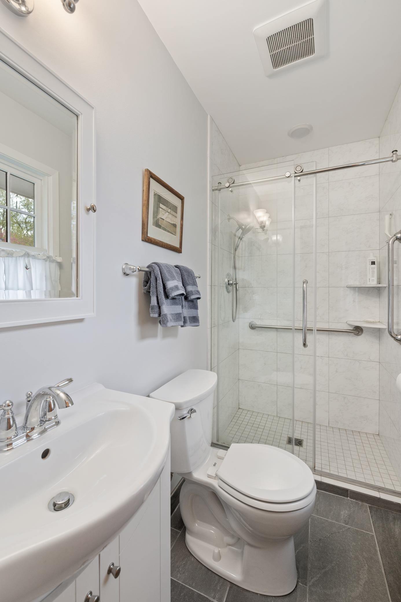 Primary 3/4 bath...
