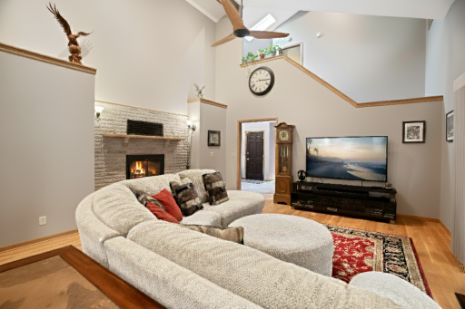Bright and cozy family room perfect for relaxation or entertainment.