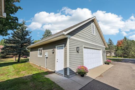 Charming detached garage w/finished upper level