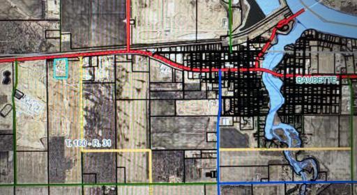 County overview to Baudette