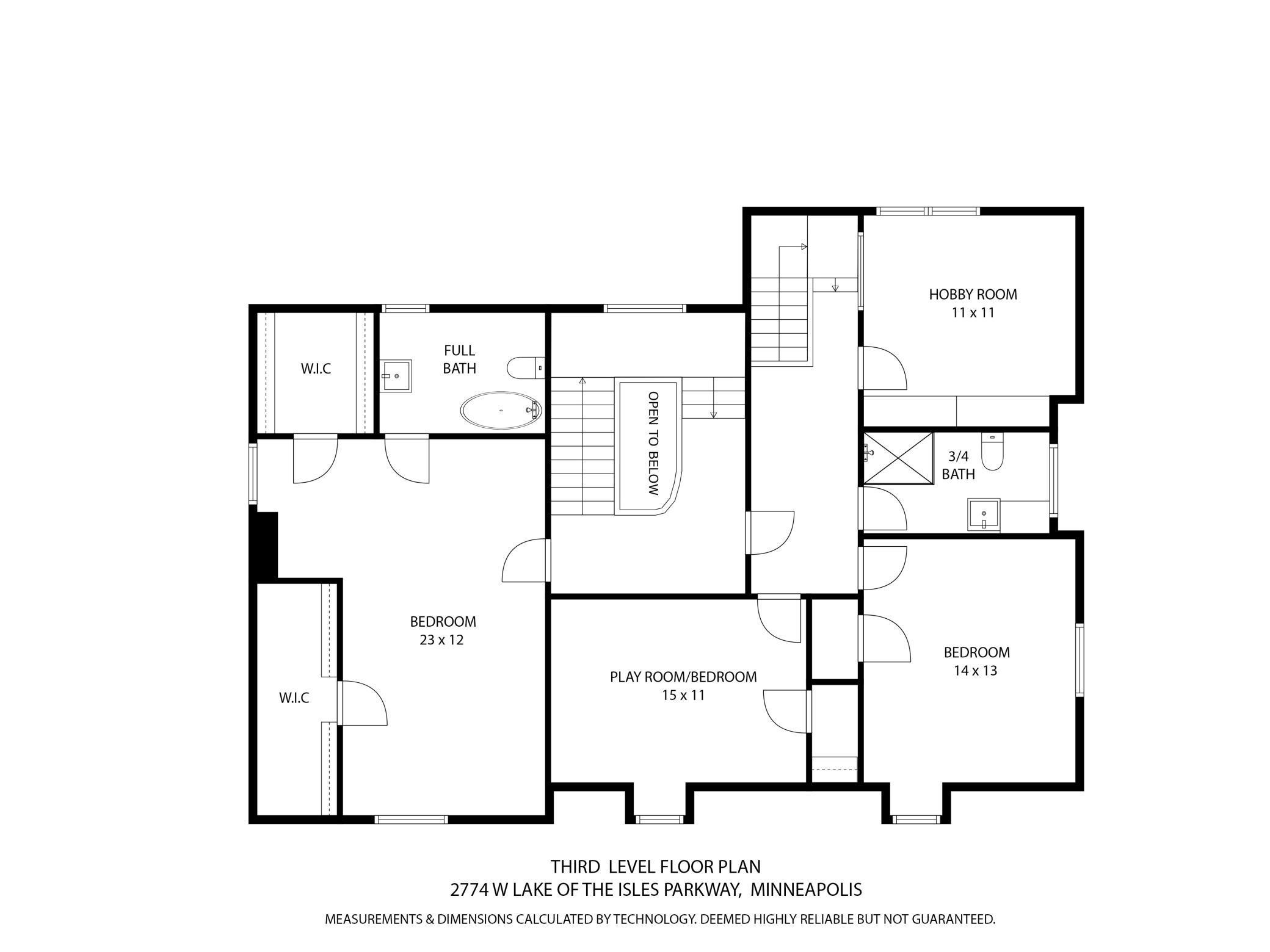 Third Level 2774 W Lake of the Isles Pkwy
