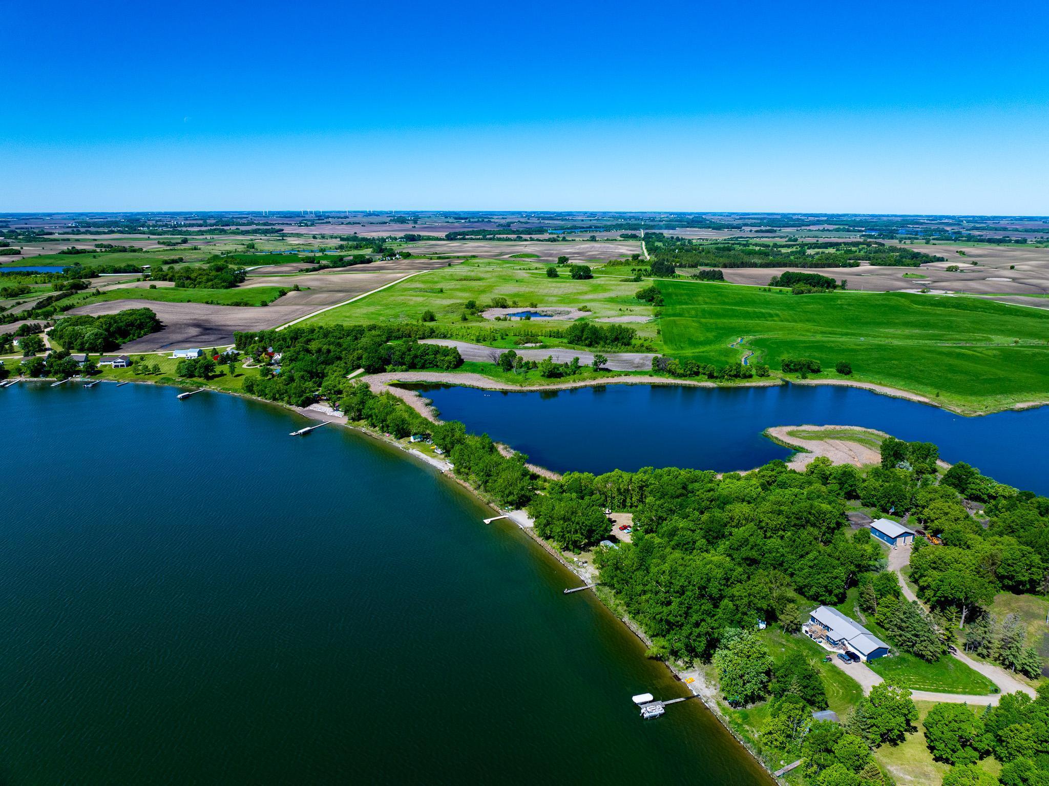 Red Rock Lake showing back water