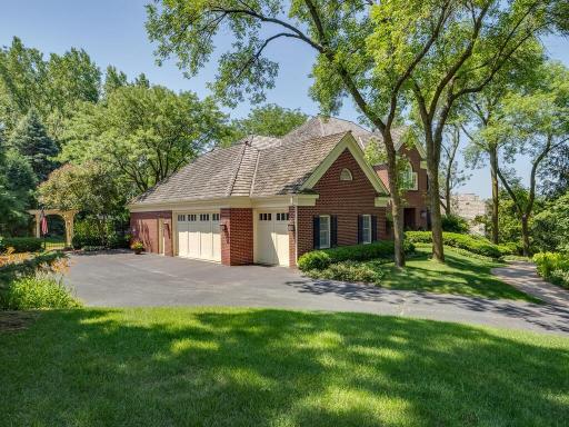 3 car garage with built-in cabinets for storage