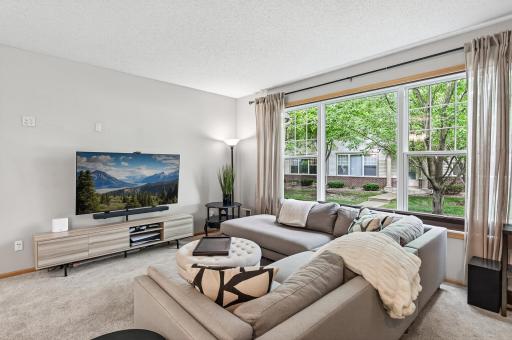 Family Room with Large Window for Tons of Natural Light