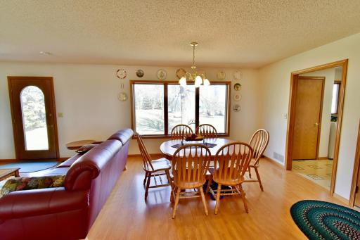 Dining area just off the kitchen