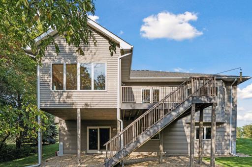 Private deck with peaceful southwestern views. Enjoy an evening sunset from the deck!