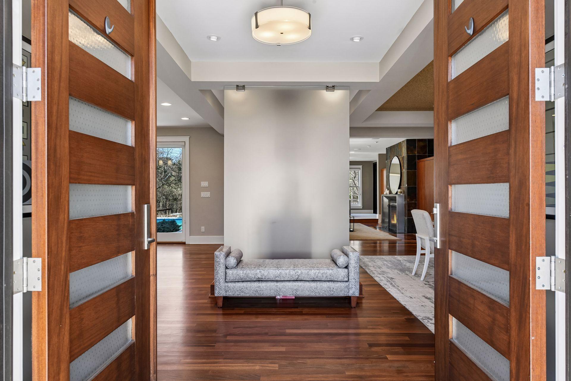 View from home entrance